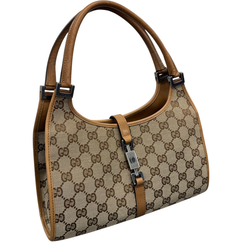 Women's GG Supreme Jackie Bardot Handbag Beige