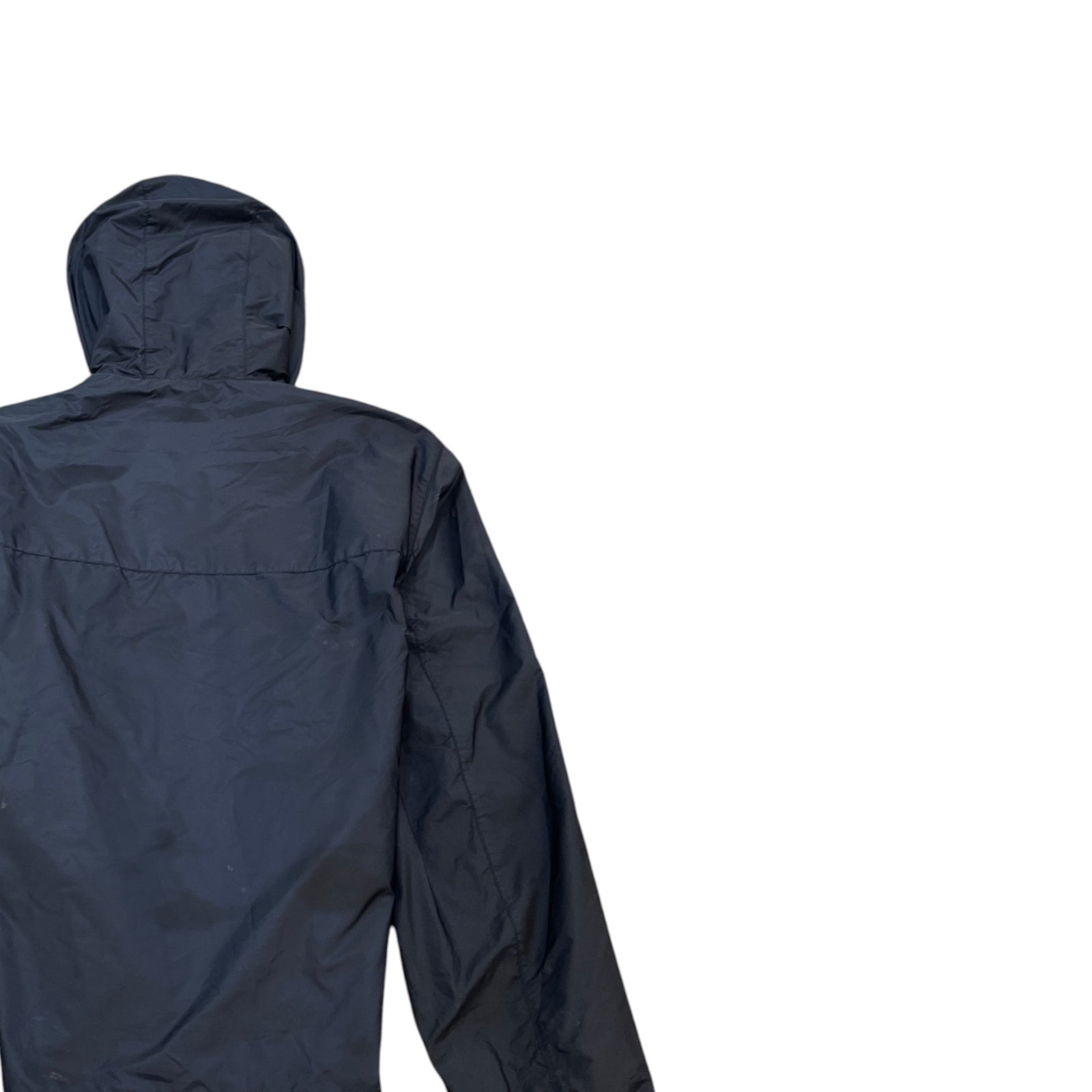 Men's Nylon Triangle Logo Windbreaker Navy Size IT 50 / L - Photo 4