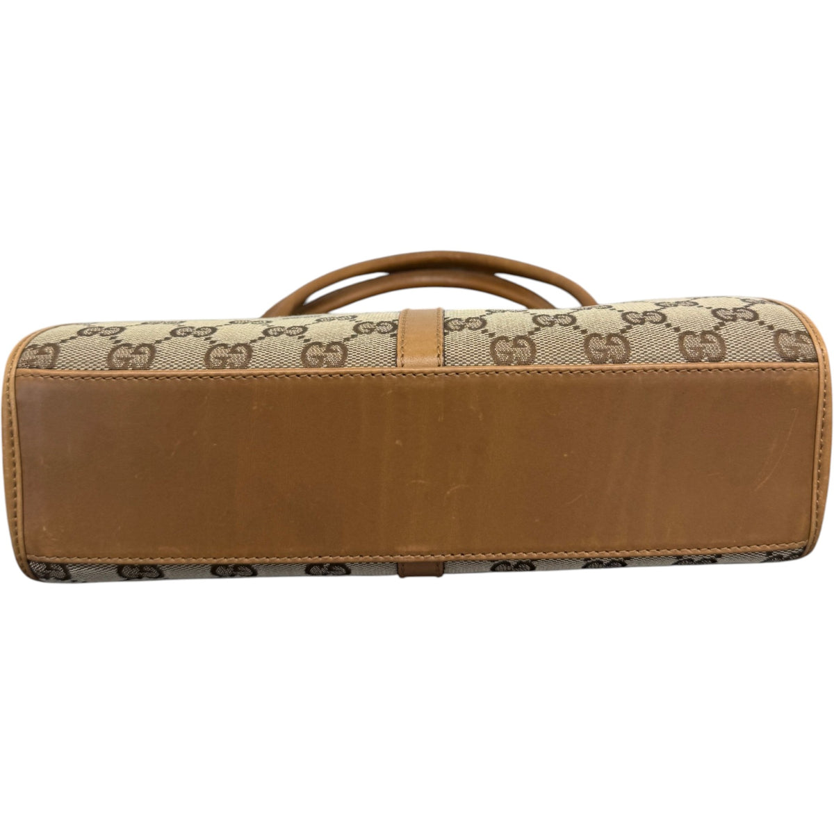 Women's GG Supreme Jackie Bardot Handbag Beige - Photo 6