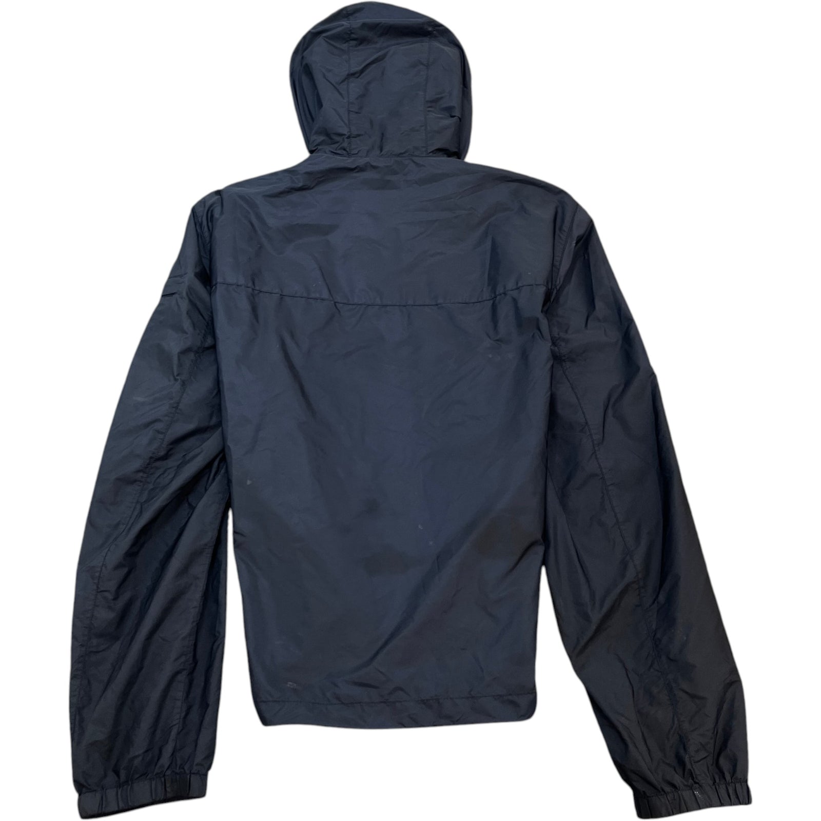 Men's Nylon Triangle Logo Windbreaker Navy Size IT 50 / L - Photo 2