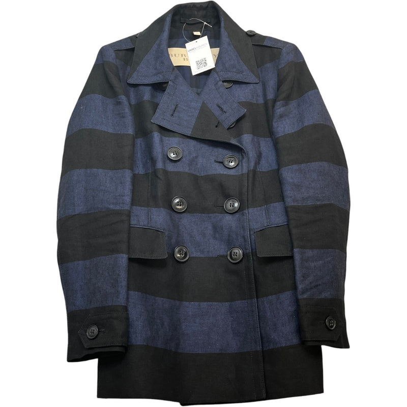 Women's Striped Jacket Black Size XL