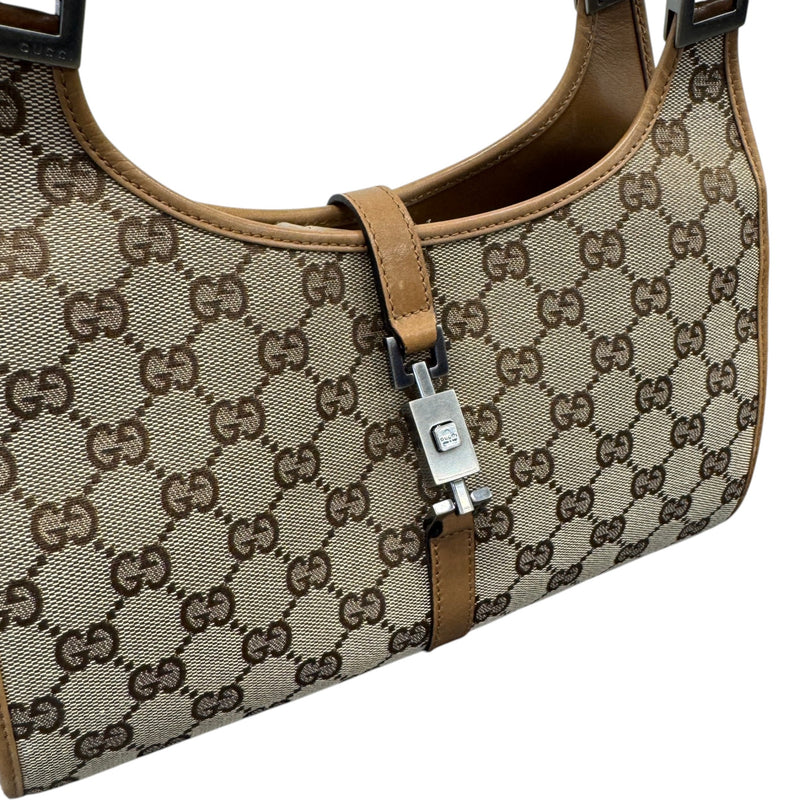 Women's GG Supreme Jackie Bardot Handbag Beige
