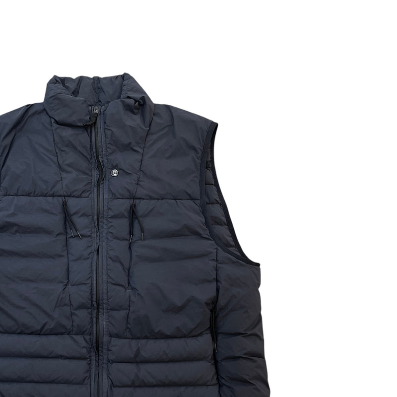 Men's Applique Logo Gilet Navy Size XXL