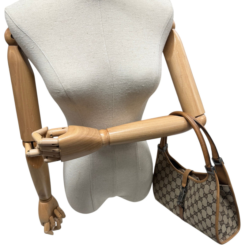 Women's GG Supreme Jackie Bardot Handbag Beige