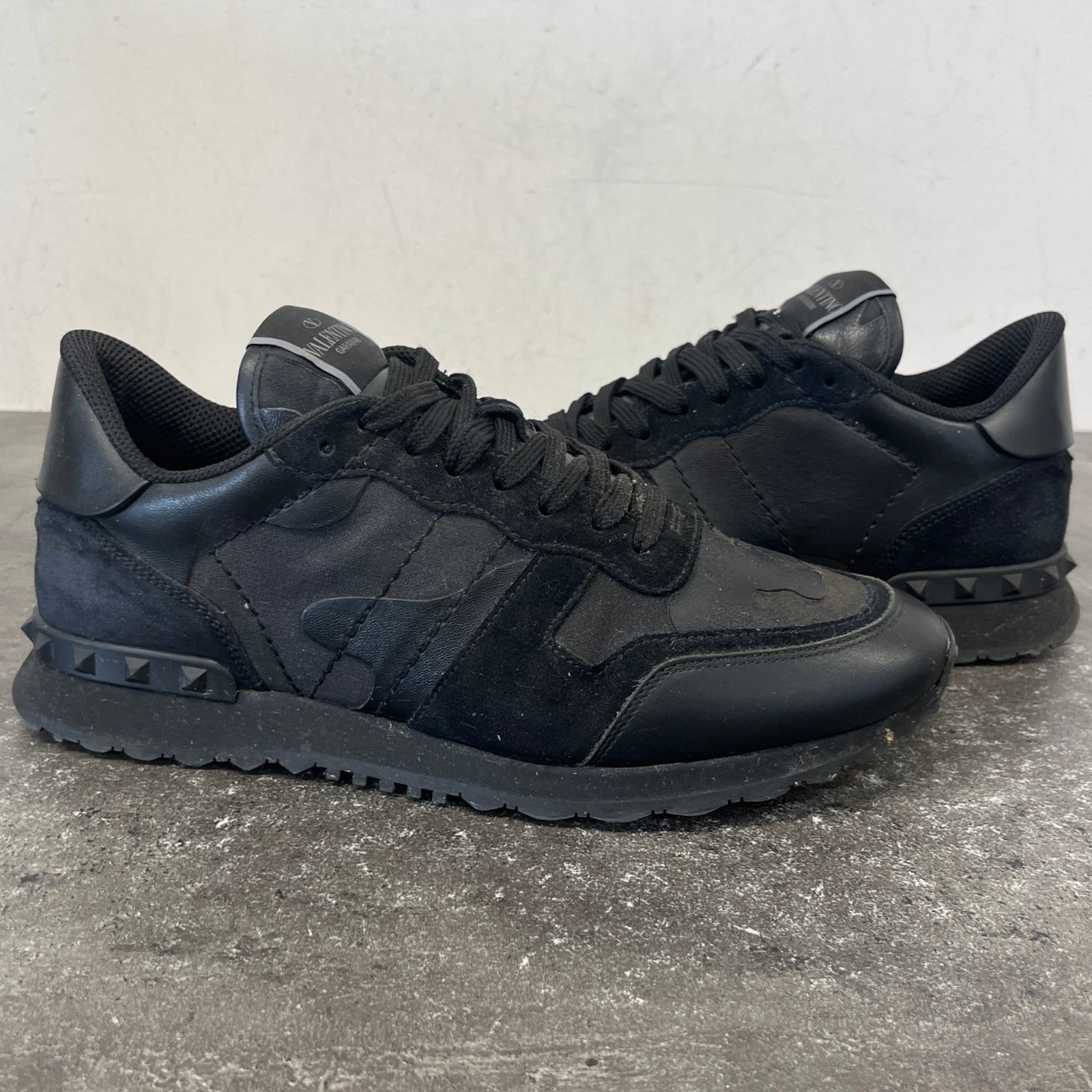 Men's Camo Rock Runner Low Trainers Black Size UK 7 / EU 41 - Photo 12
