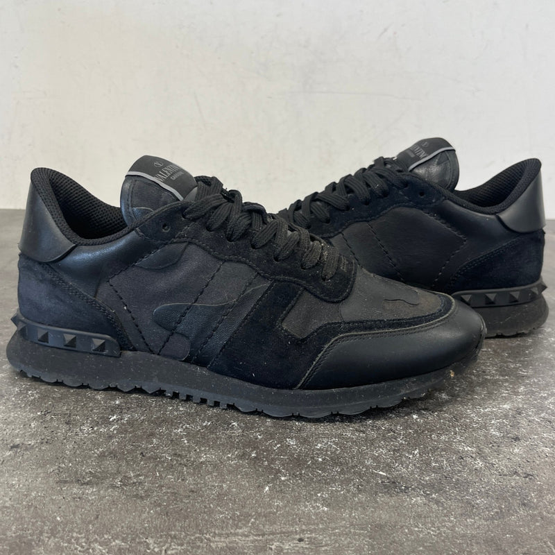 Men's Camo Rock Runner Low Trainers Black Size UK 7 / EU 41