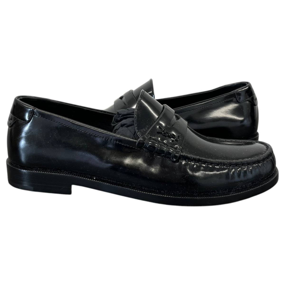 Women's Penny Loafers Black Size UK 4 / EU 37 - Photo 3