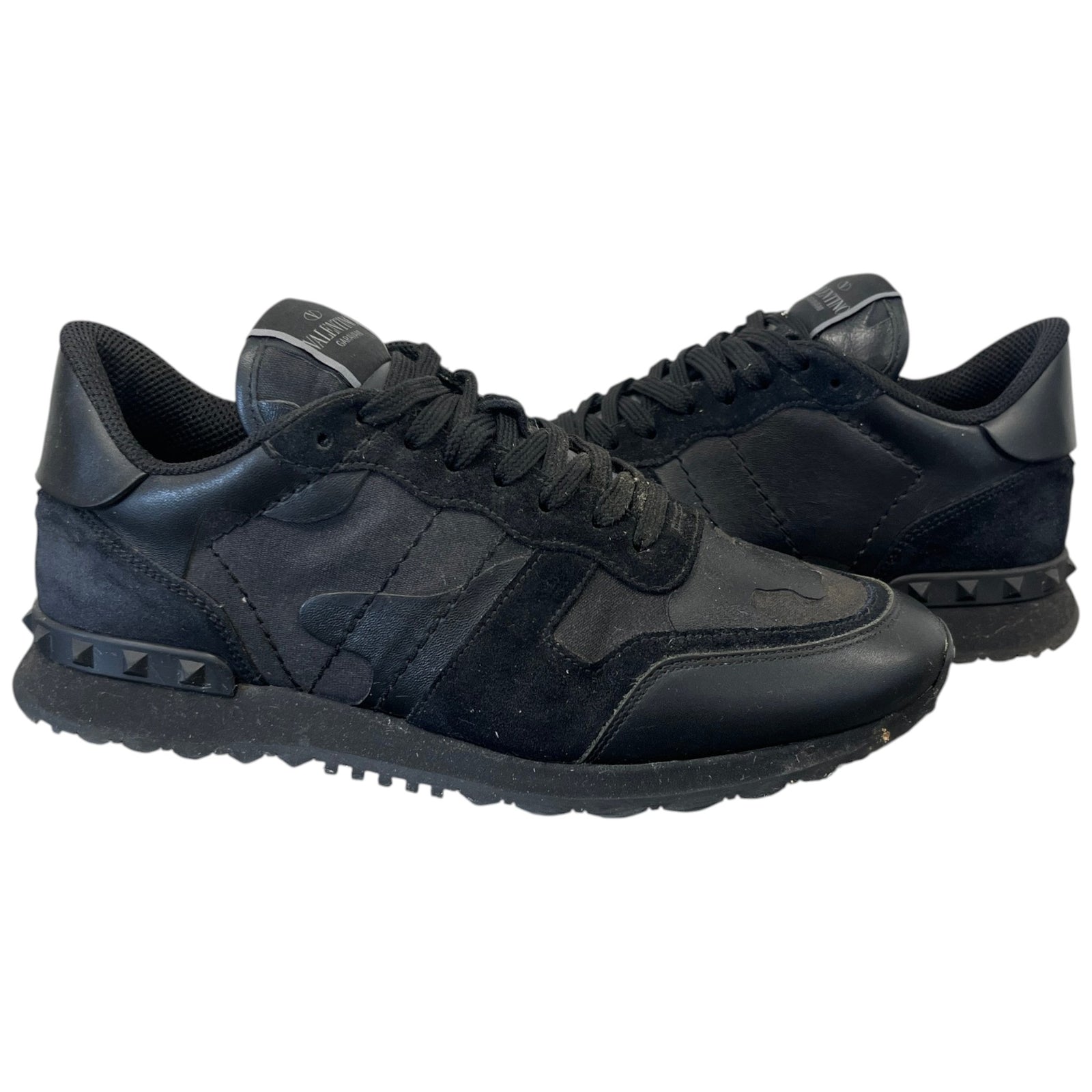 Men's Camo Rock Runner Low Trainers Black Size UK 7 / EU 41 - Photo 3