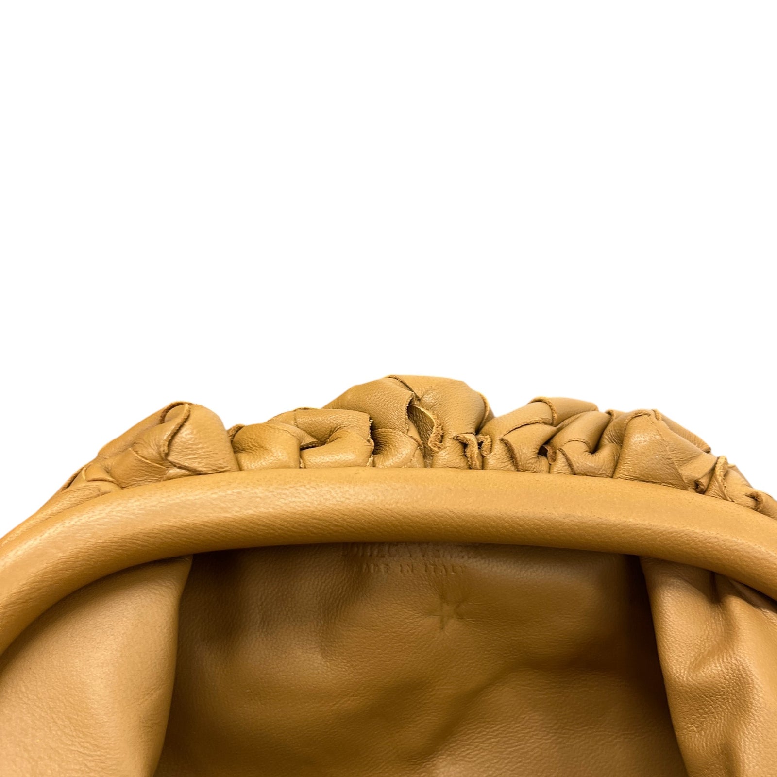 Women's Intrecciato Woven Crossbody Pouch Tan - Photo 11