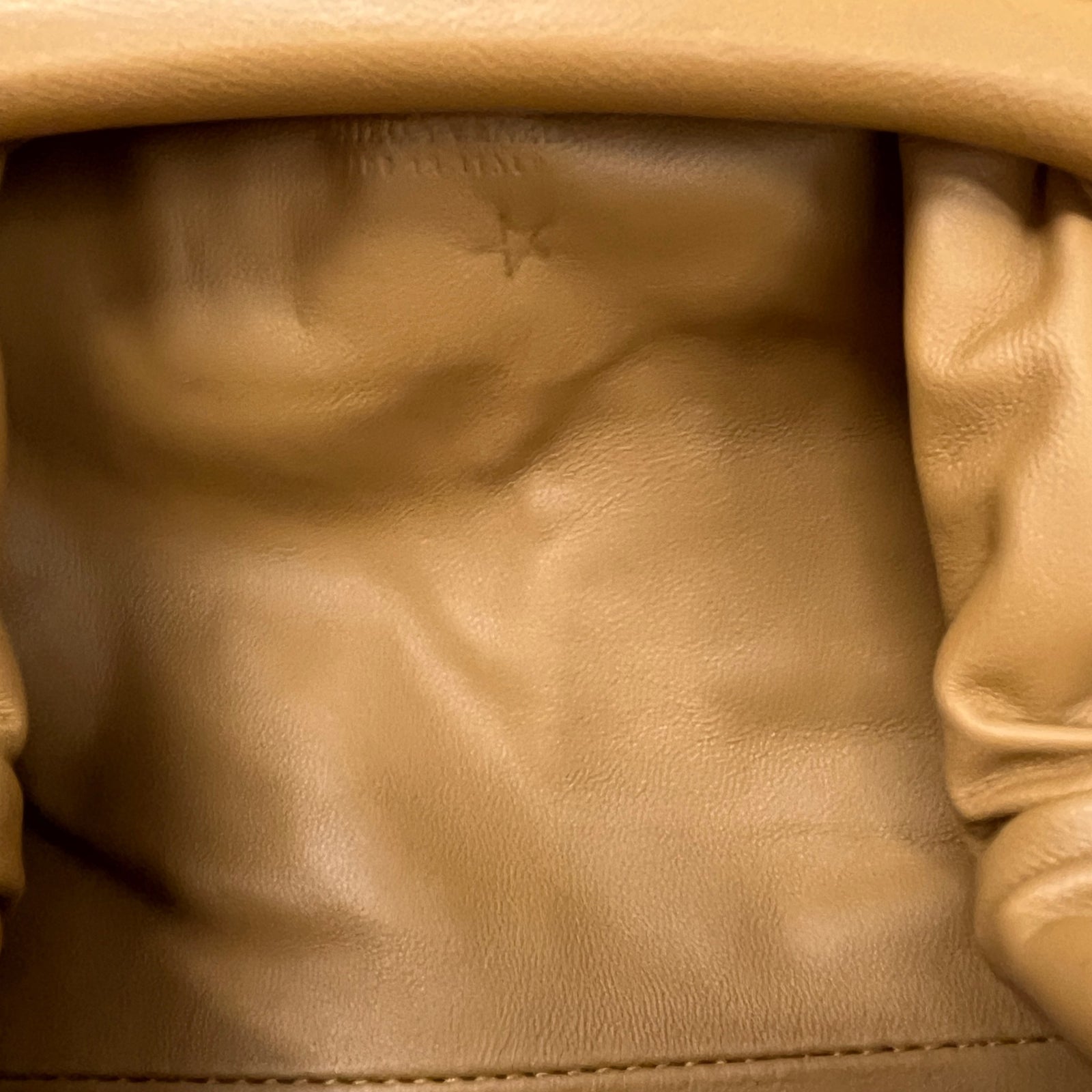Women's Intrecciato Woven Crossbody Pouch Tan - Photo 12
