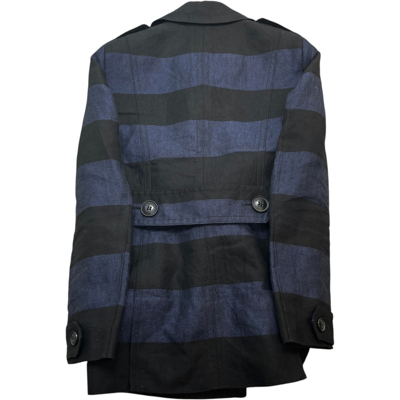 Women's Striped Jacket Black Size XL