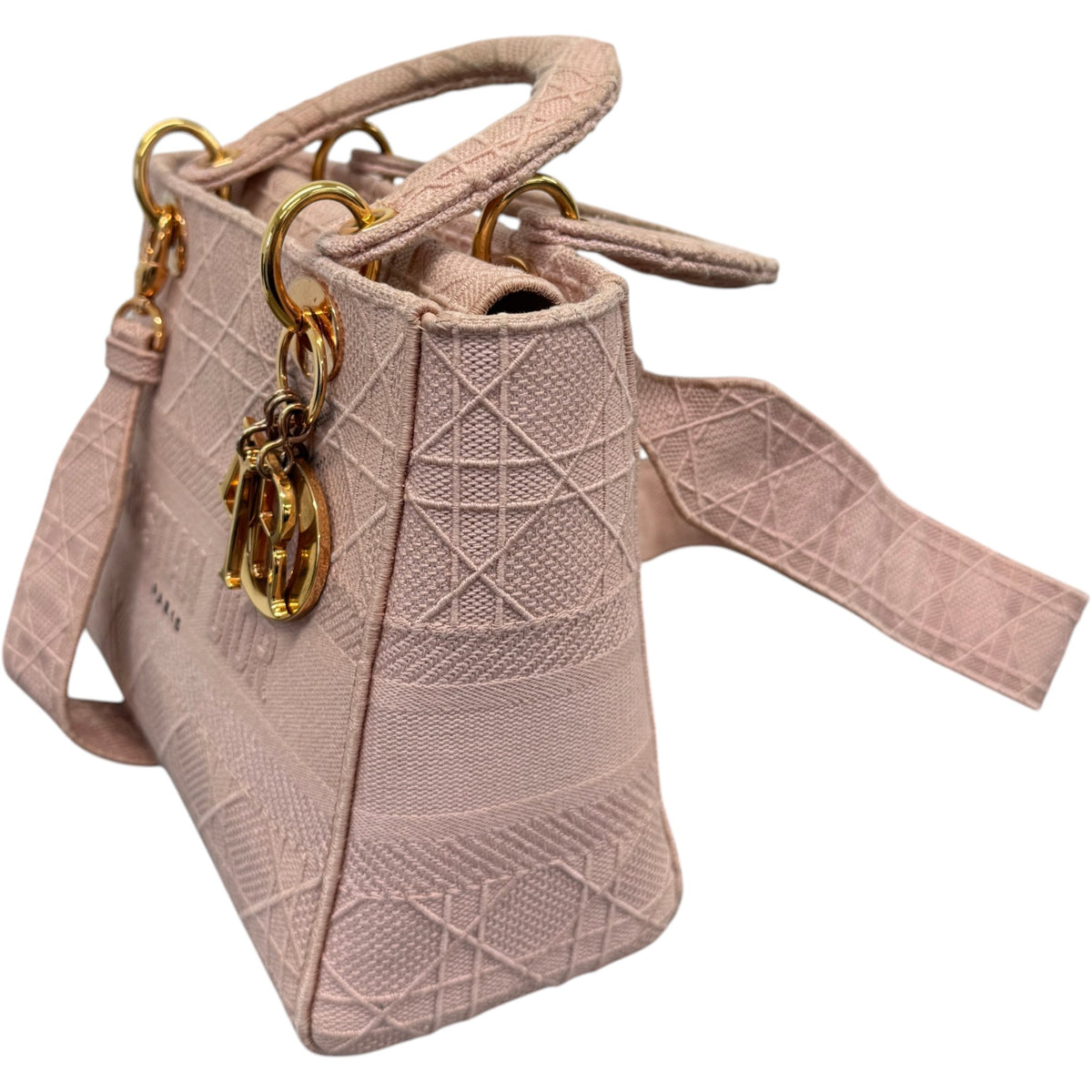 Women's Lady D-Lite Meidum Handbag Pink - Photo 5