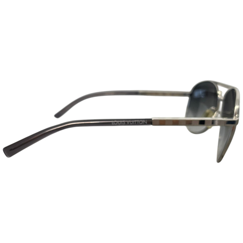 Men's Attitude Pilot Sunglasses Silver