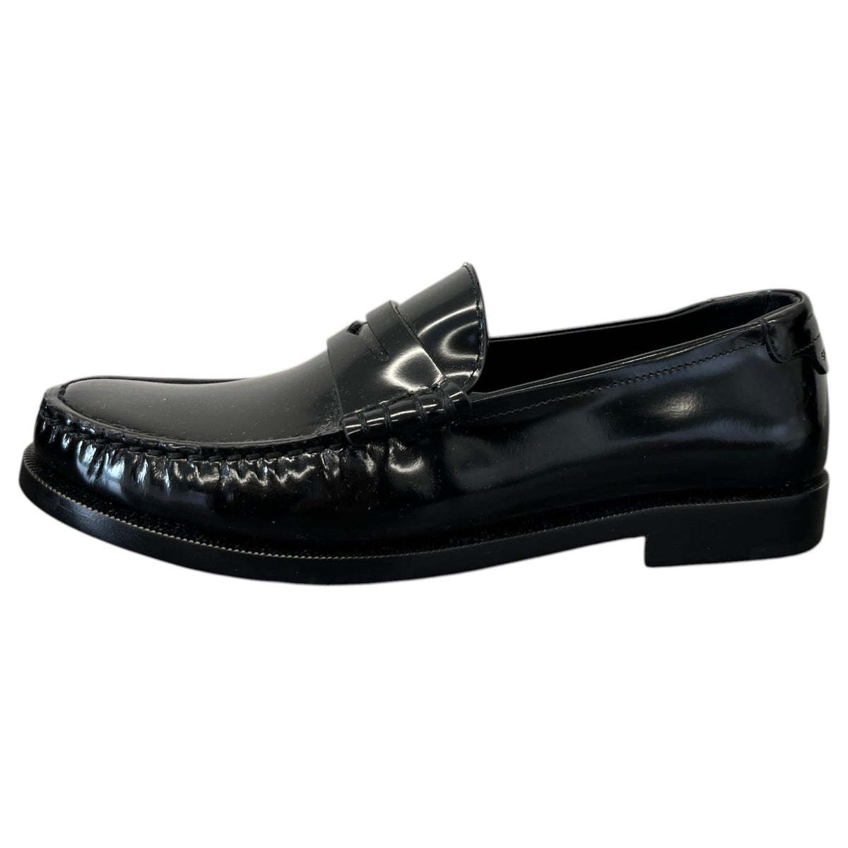 Women's Penny Loafers Black Size UK 4 / EU 37 - Photo 5