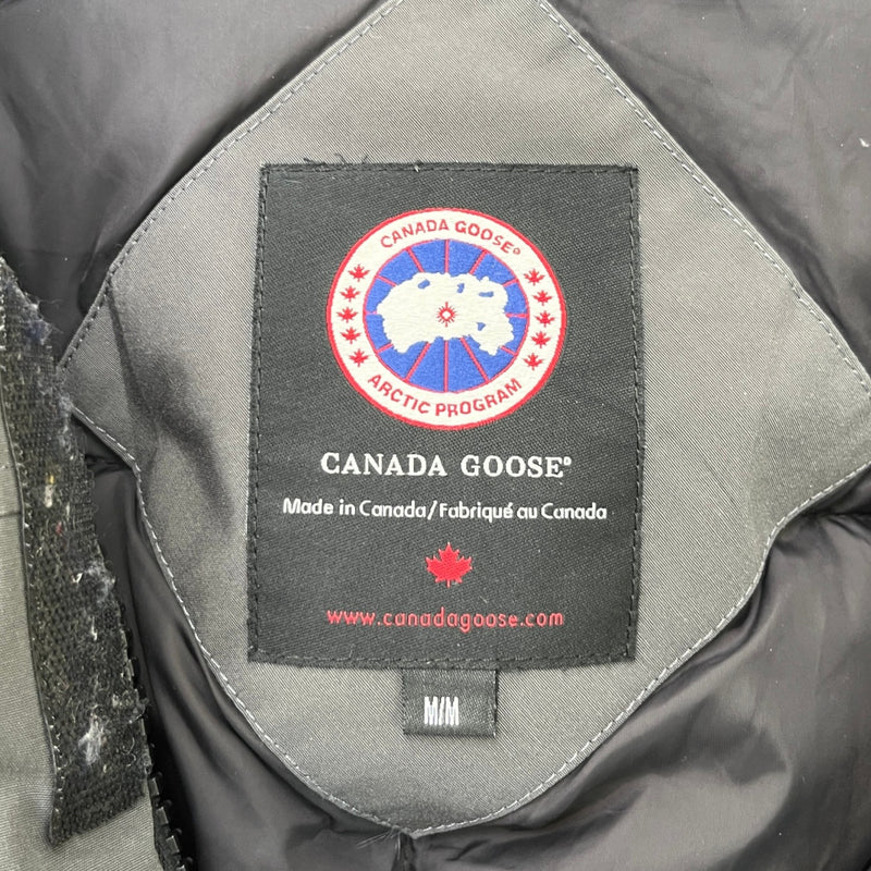 Men's Langford Parka Down Jacket Grey Size M