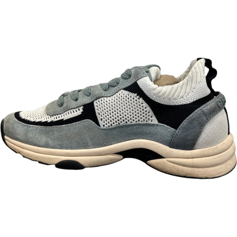 Women's Cc Knit Runners Low Trainers Blue Size EU 36.5 / UK 3.5