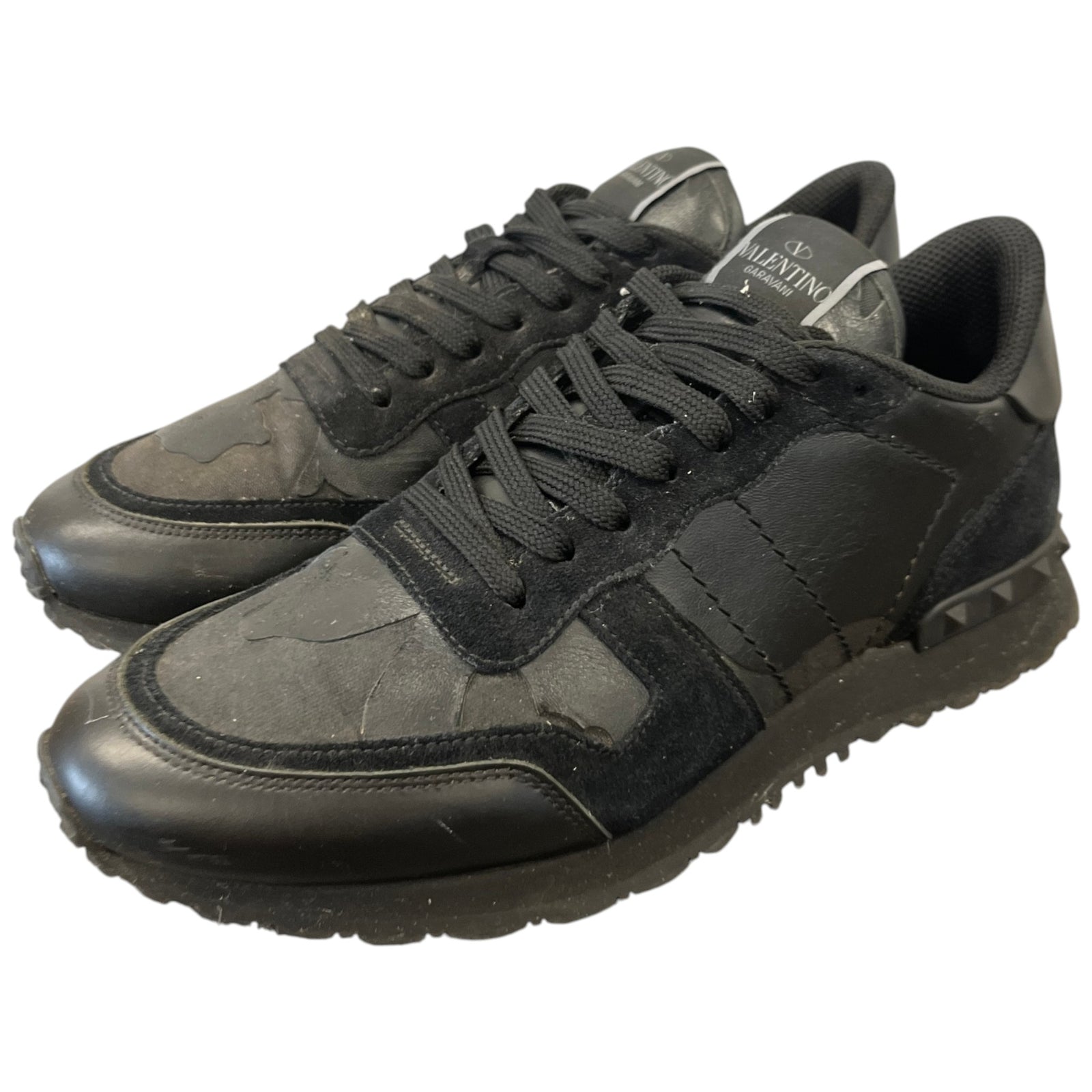 Men's Camo Rock Runner Low Trainers Black Size UK 7 / EU 41 - Photo 9