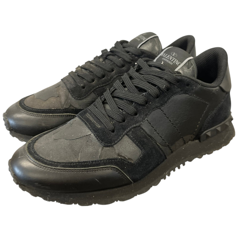 Men's Camo Rock Runner Low Trainers Black Size UK 7 / EU 41