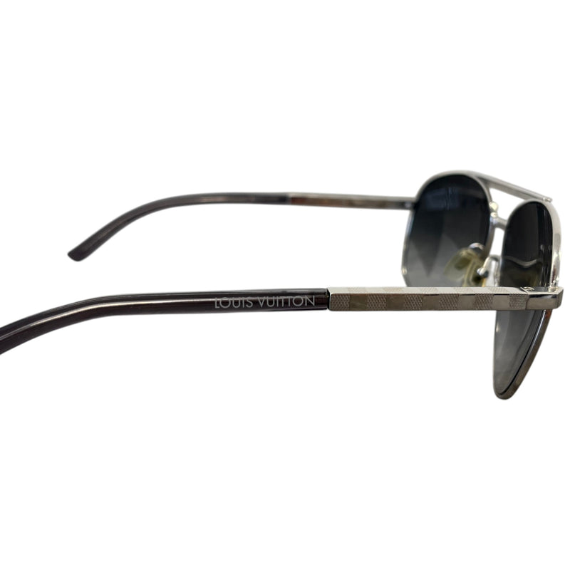 Men's Attitude Pilot Sunglasses Silver