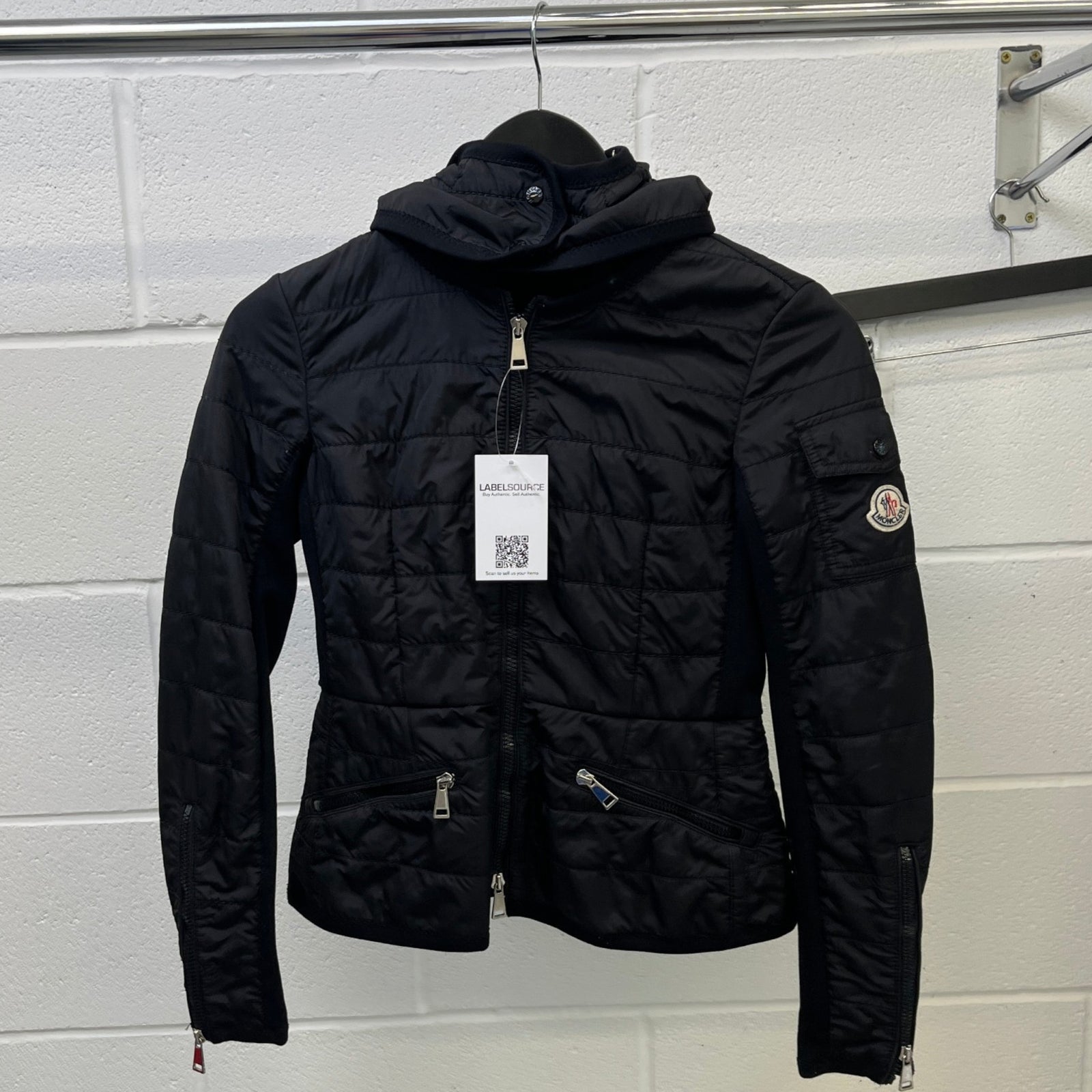 Women's Andradite Down Jacket Black Size 0 / UK 4 - Photo 10