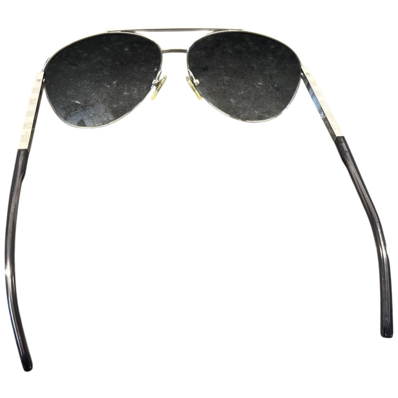 Men's Attitude Pilot Sunglasses Silver
