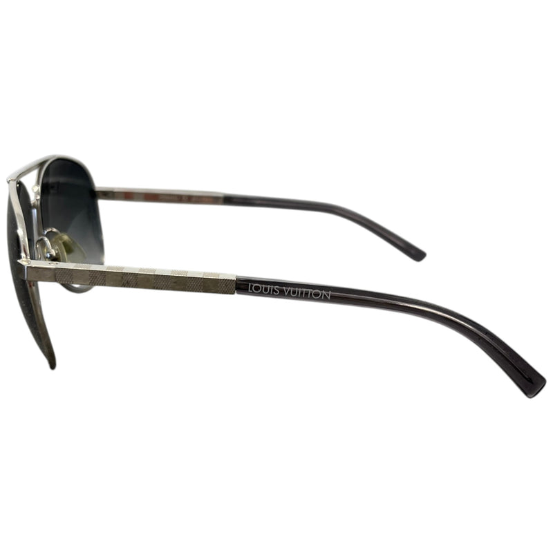Men's Attitude Pilot Sunglasses Silver