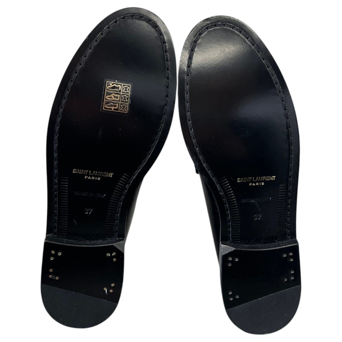 Women's Penny Loafers Black Size UK 4 / EU 37 - Photo 11