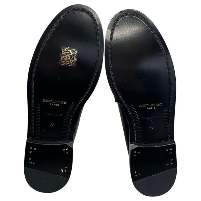 Women's Penny Loafers Black Size UK 4 / EU 37