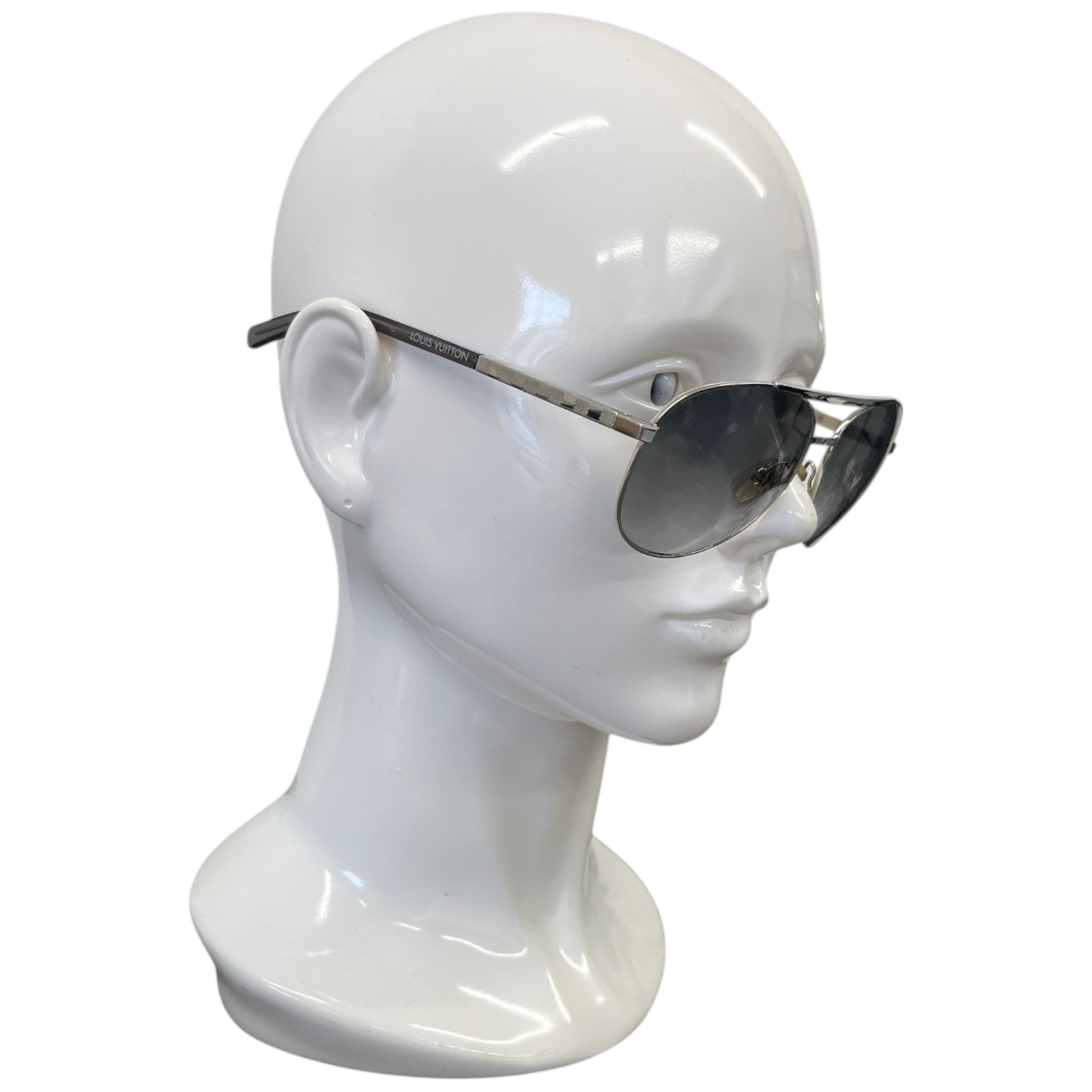 Men's Attitude Pilot Sunglasses Silver - Photo 3