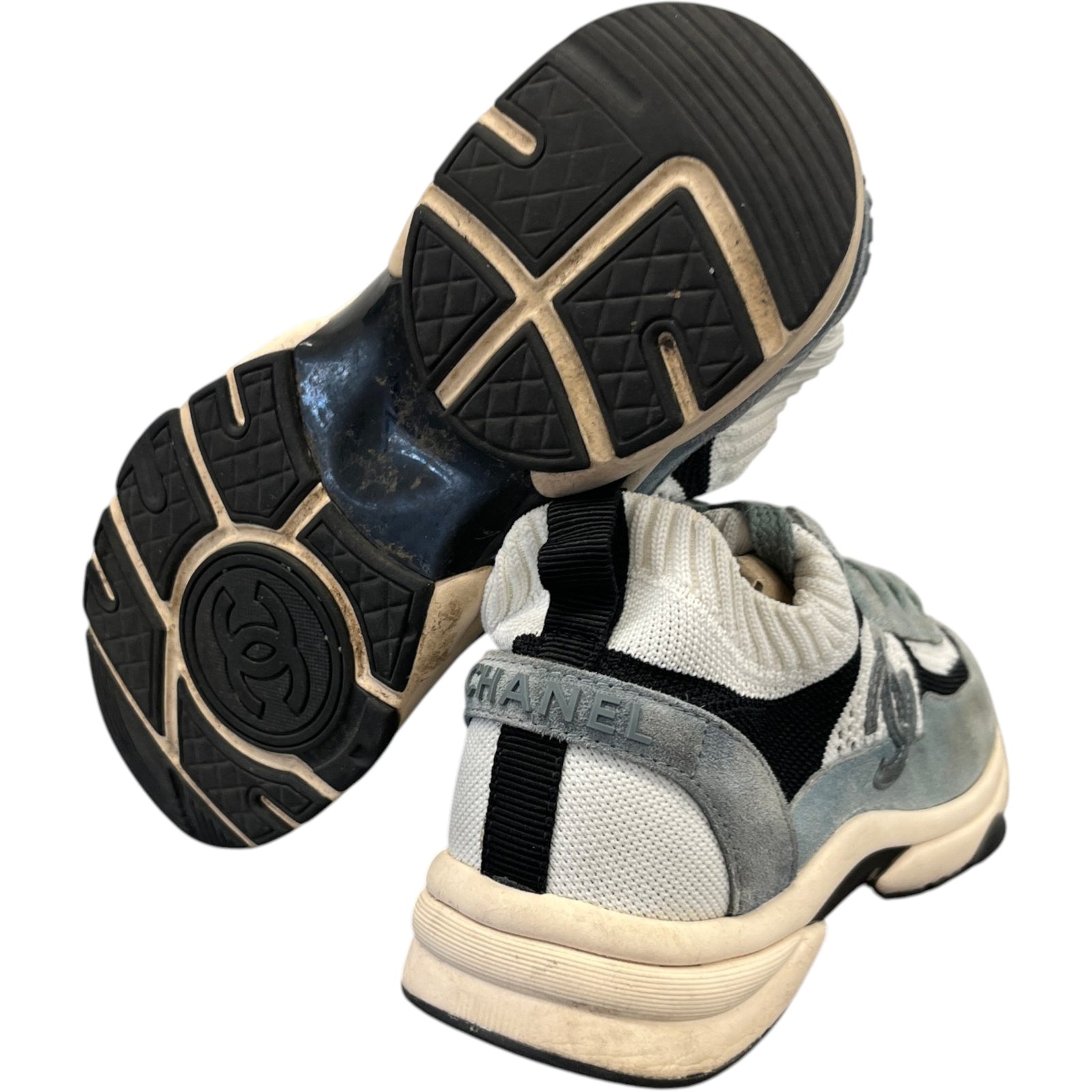Women's Cc Knit Runners Low Trainers Blue Size EU 36.5 / UK 3.5 - Photo 10
