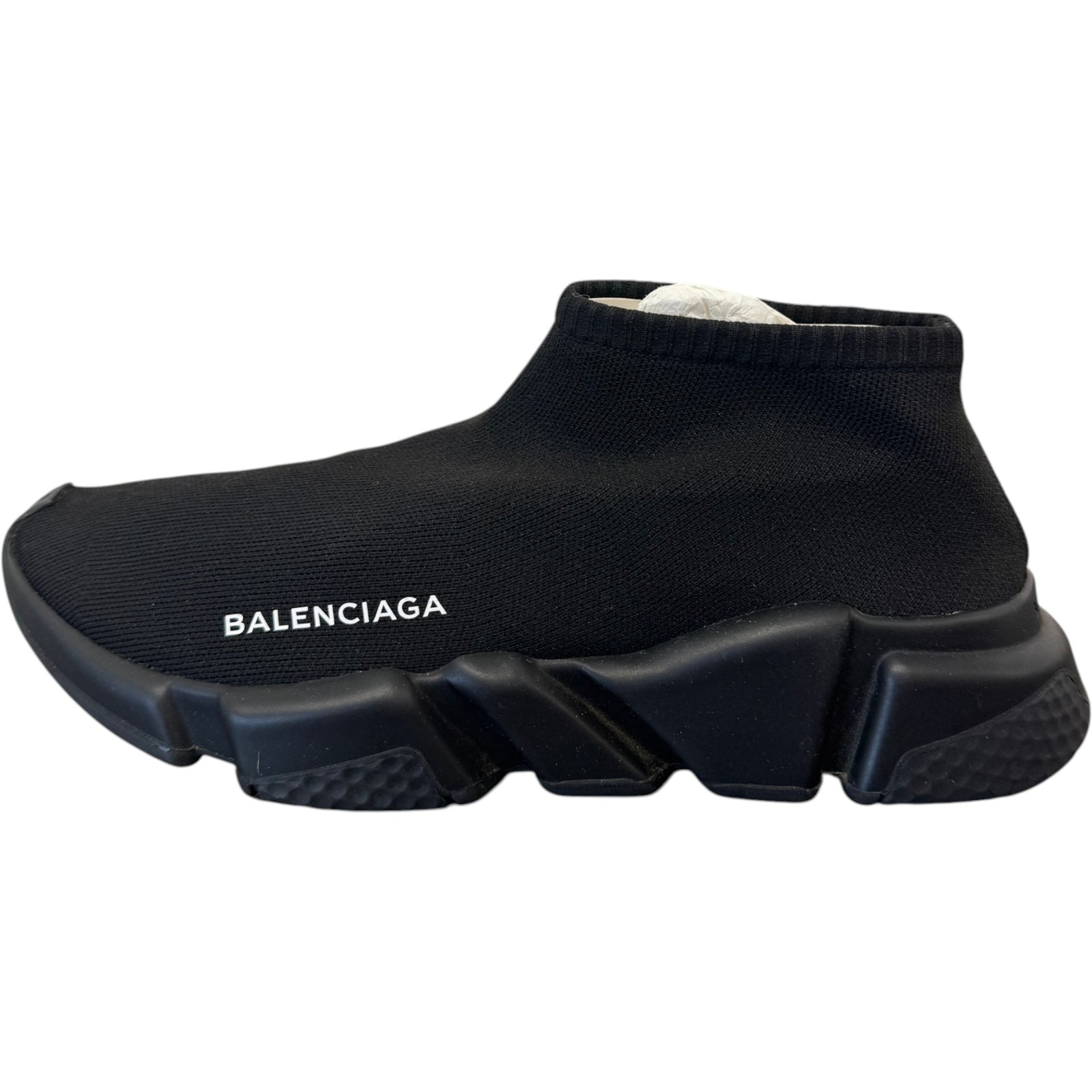 Men's Speed Sock Low Low Trainers Black Size UK 5 / EU 39 - Photo 4