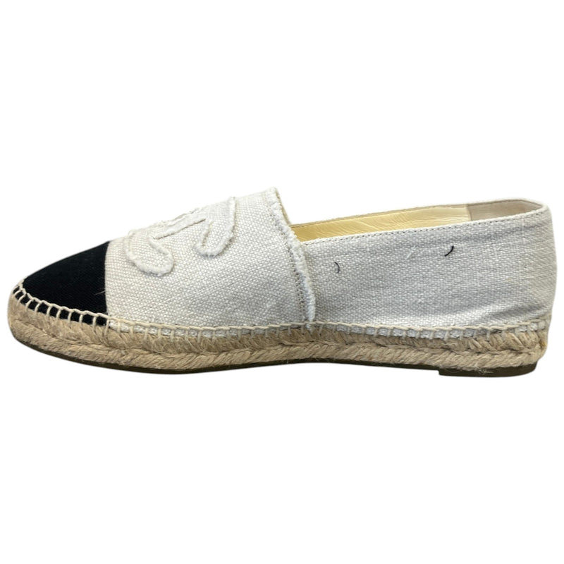 Women's CC Espadrille Loafers White Size UK 7 / EU 40