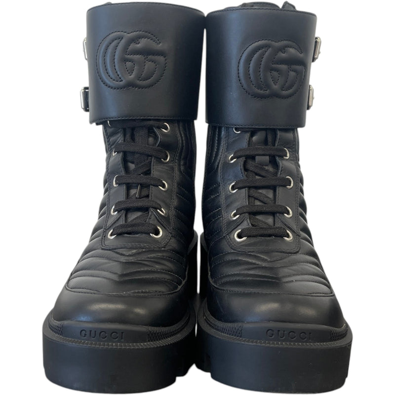 Women's Gg Marmont Boots Black Size EU 36 / UK 3