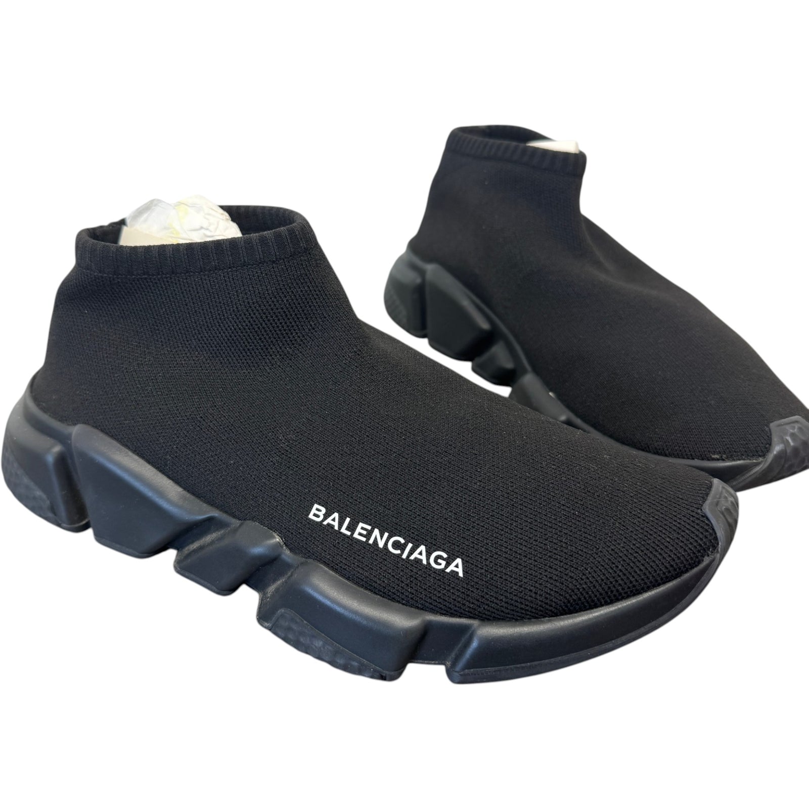 Men's Speed Sock Low Low Trainers Black Size UK 5 / EU 39 - Photo 11
