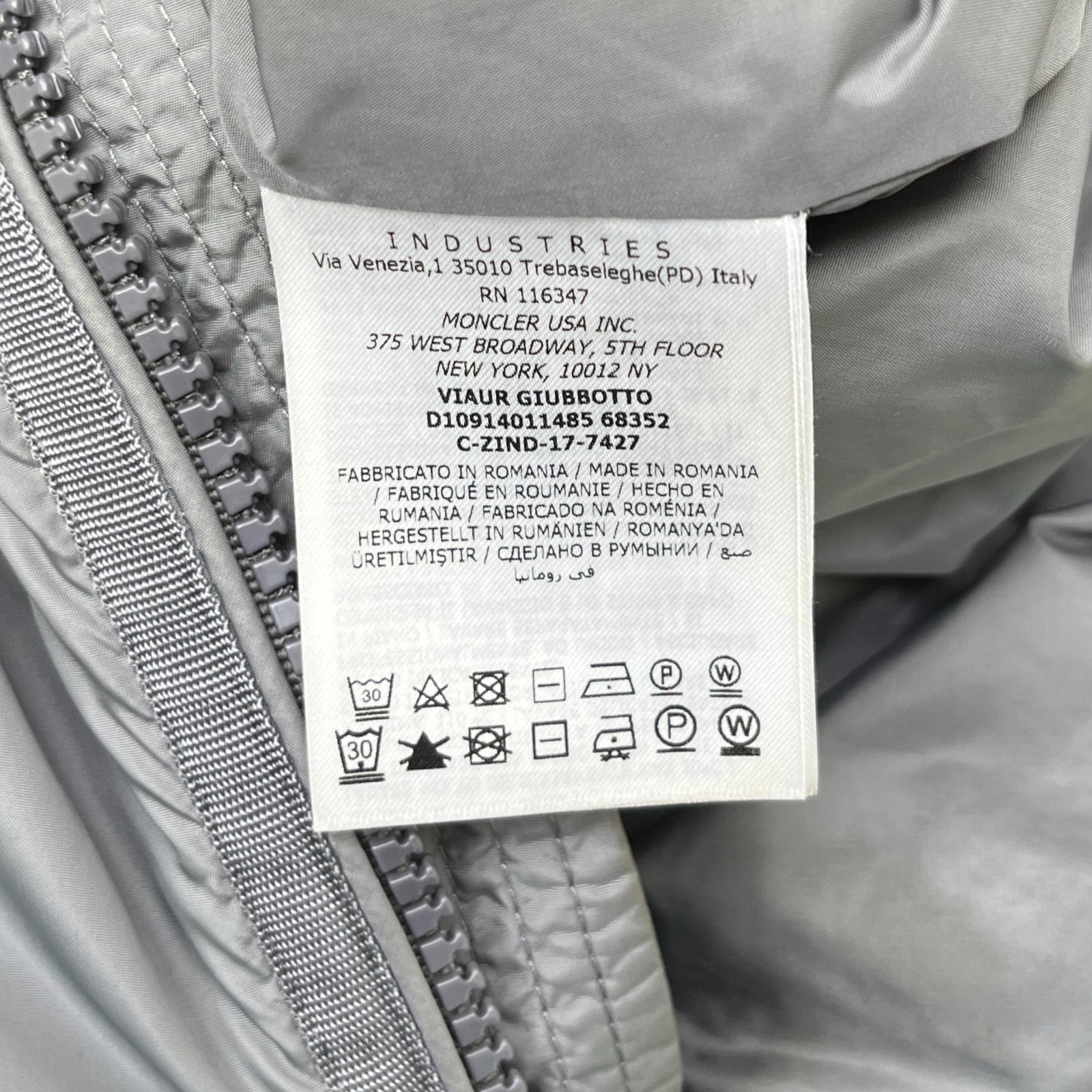 Men's Viaur Windbreaker Grey Size 2 / M - Photo 9