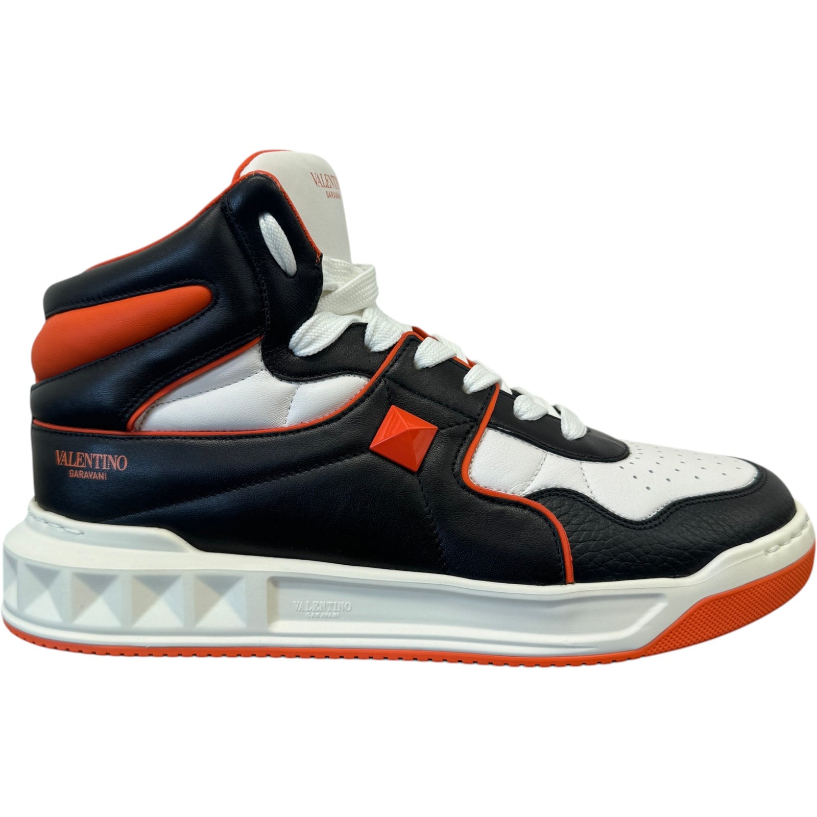 Men's One Stud High Trainers Orange Size UK 8 / EU 42 - Photo 1
