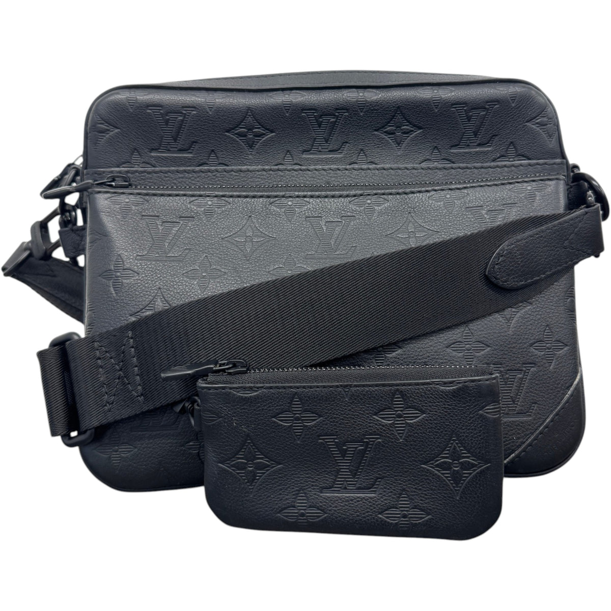 Men's Monogram Shadow Trio Messenger Bag Black - Photo 1