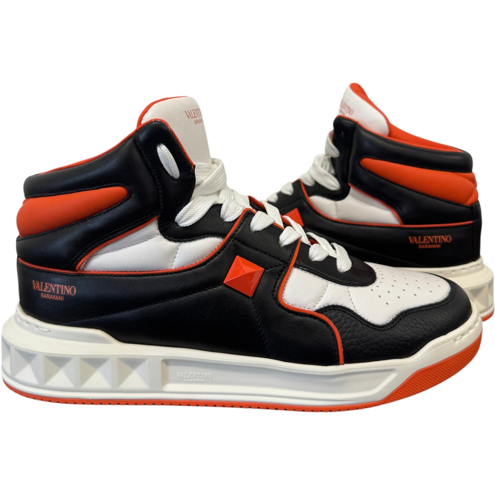 Men's One Stud High Trainers Orange Size UK 8 / EU 42 - Photo 3