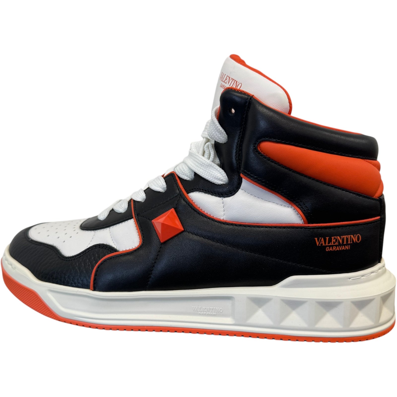 Men's One Stud High Trainers Orange Size UK 8 / EU 42 - Photo 4