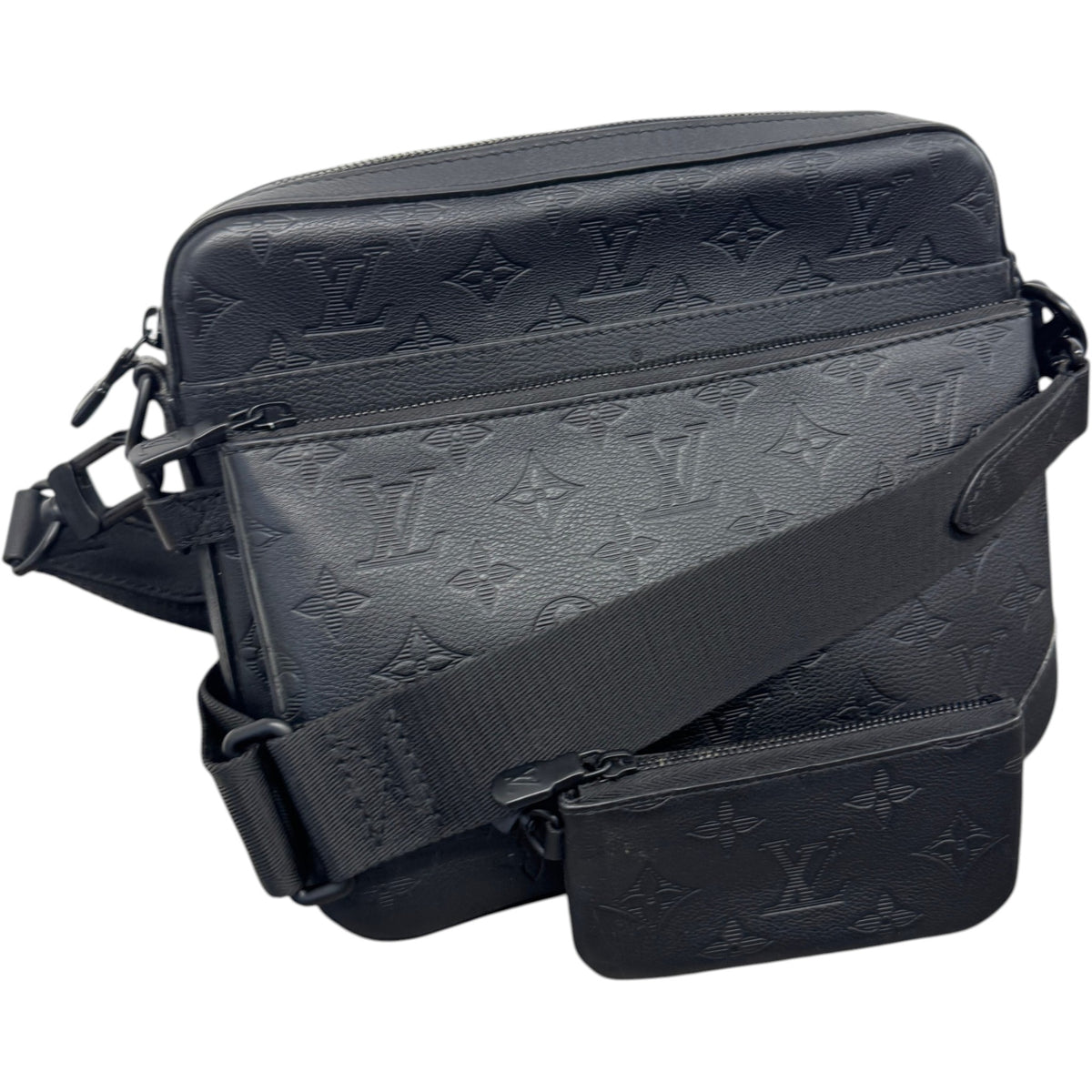 Men's Monogram Shadow Trio Messenger Bag Black - Photo 6