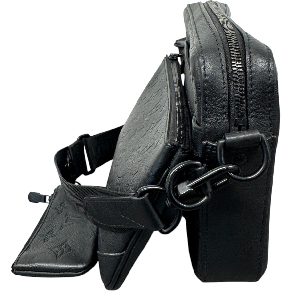 Men's Monogram Shadow Trio Messenger Bag Black - Photo 7