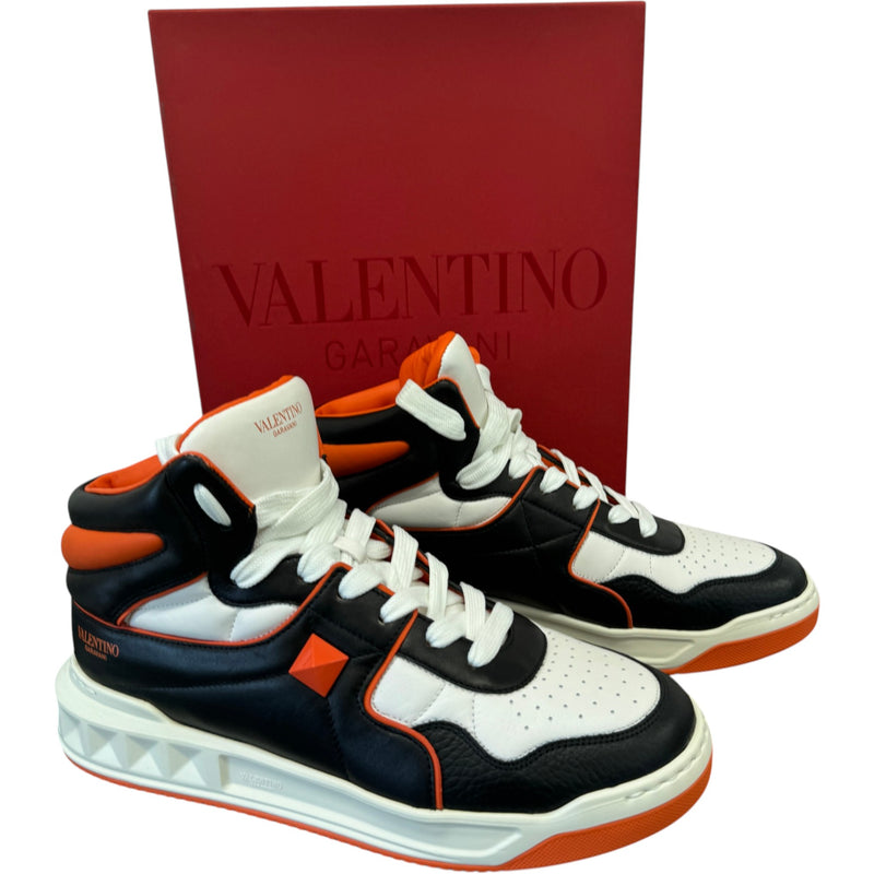Men's One Stud High Trainers Orange Size UK 8 / EU 42