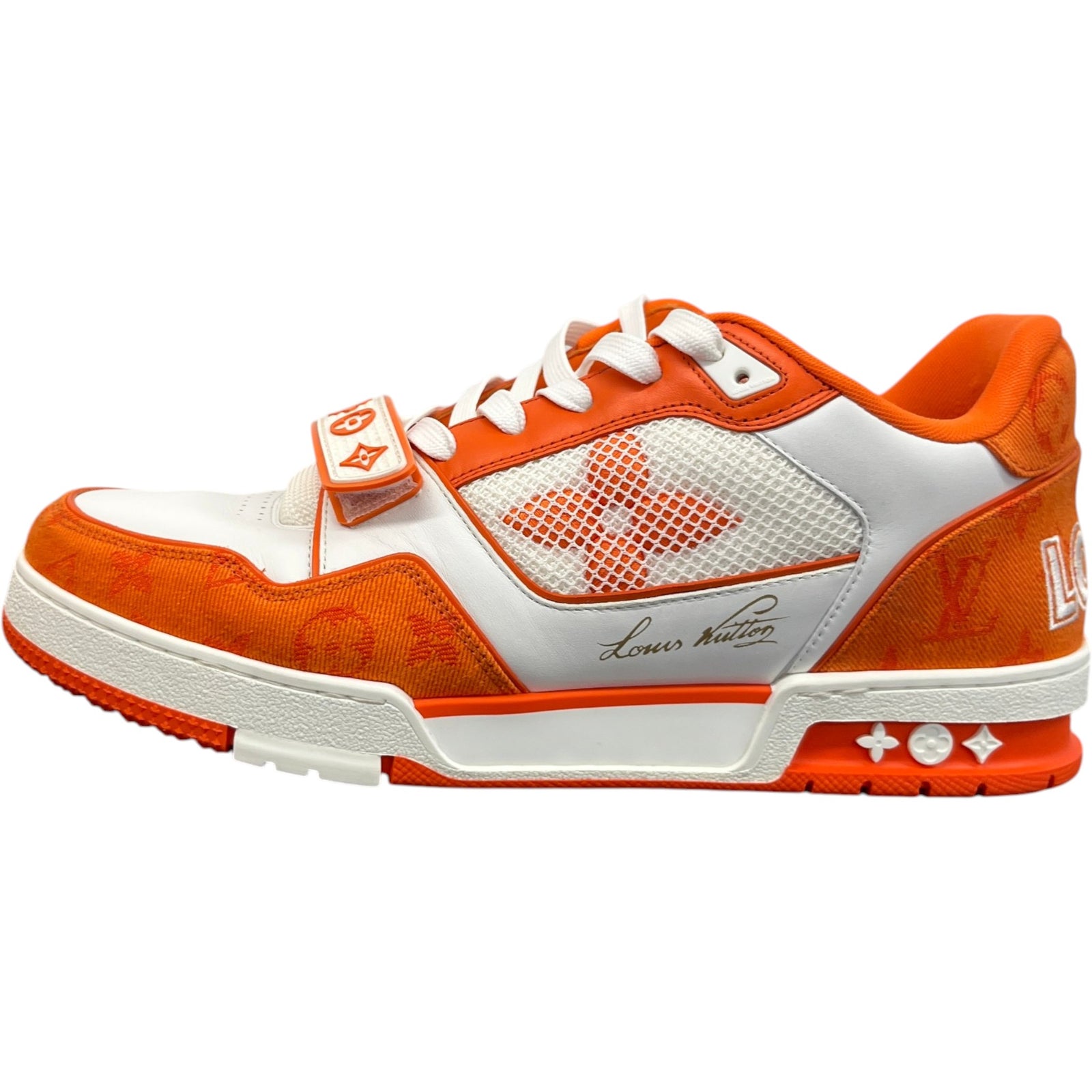 Men's Lv Low Trainers Orange Size EU 43 / UK 9 - Photo 5