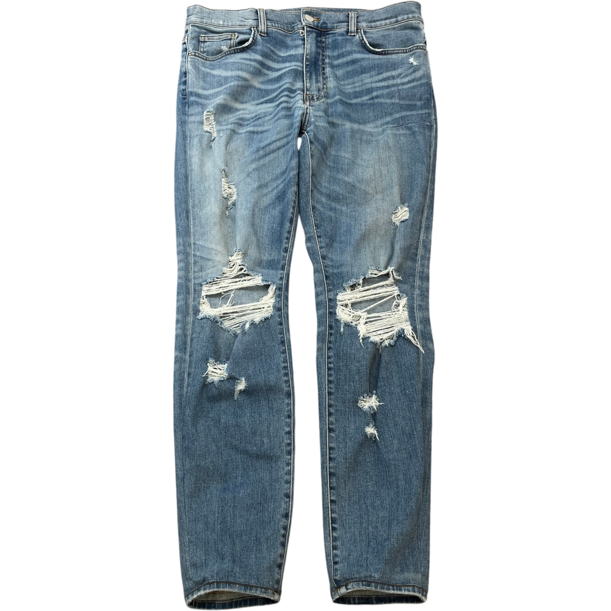 Men's Super Repair Jeans Blue Size XL / W36 - Photo 1