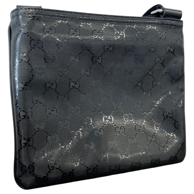 Men's GG Imprimé Messenger Bag Black