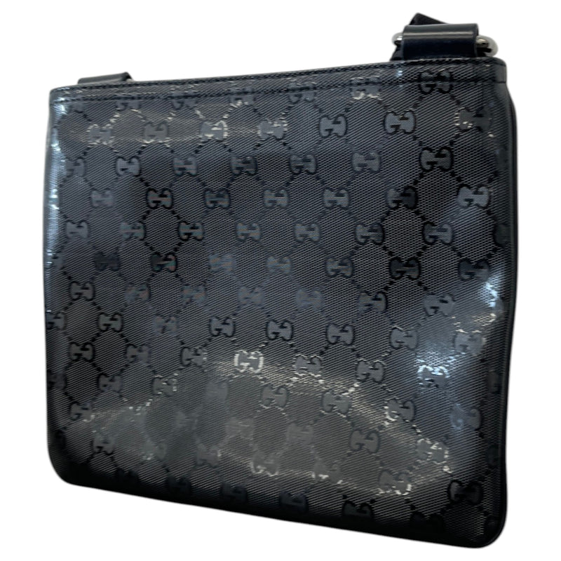 Men's GG Imprimé Messenger Bag Black