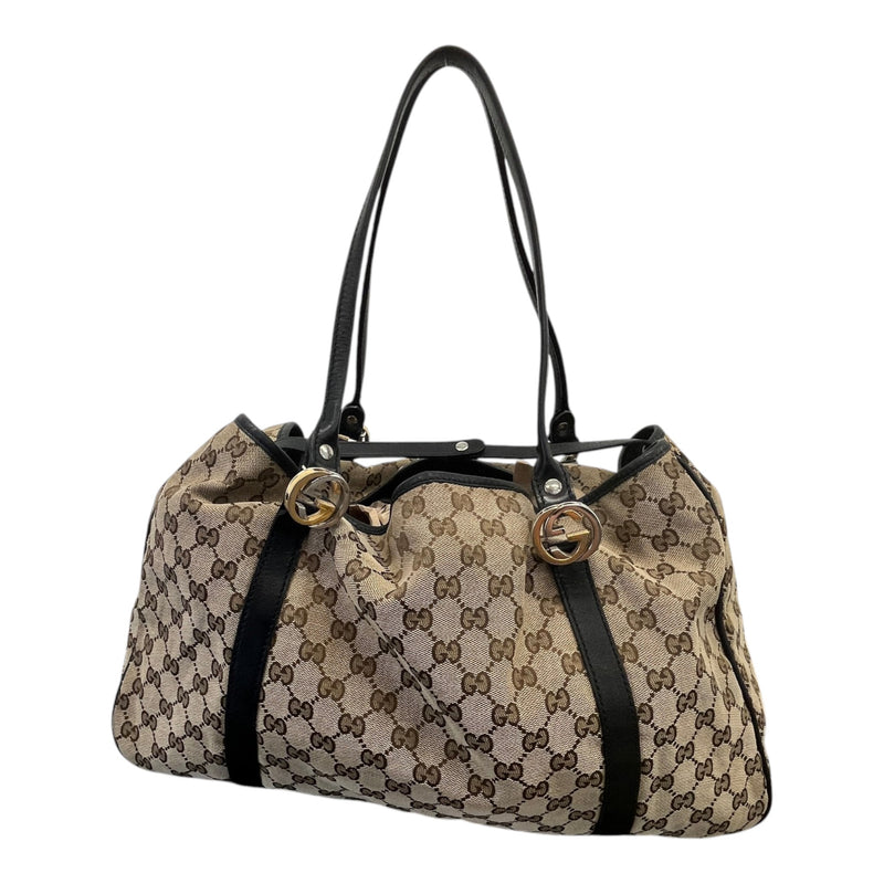 Women's GG Supreme Tote Handbag Beige