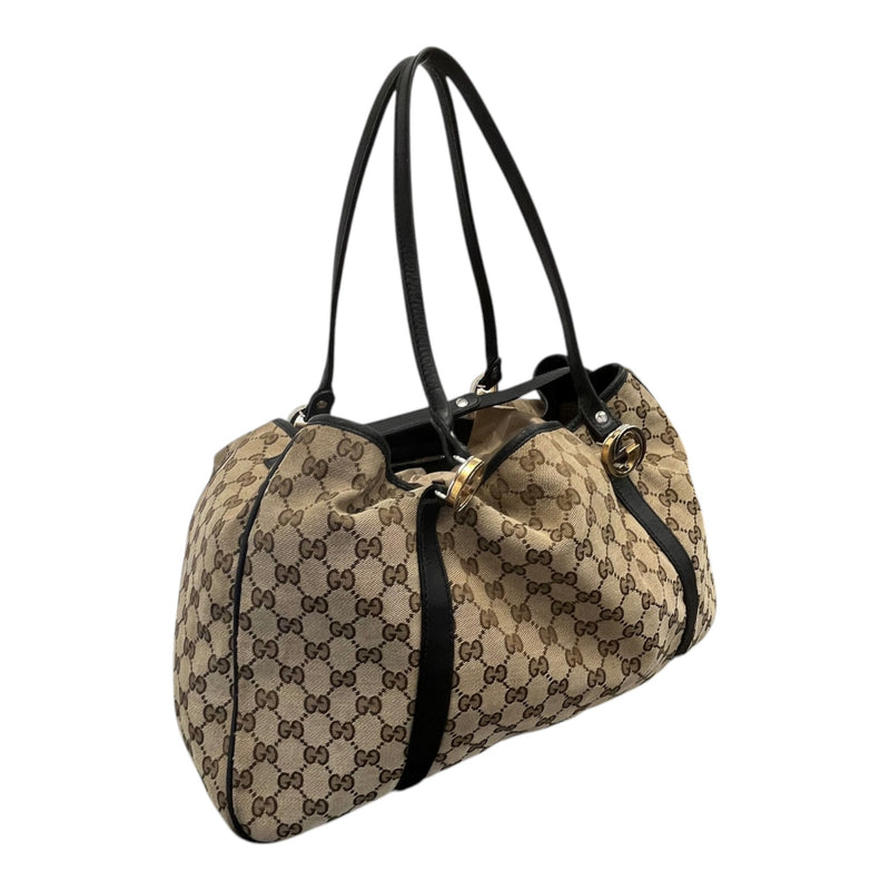 Women's GG Supreme Tote Handbag Beige