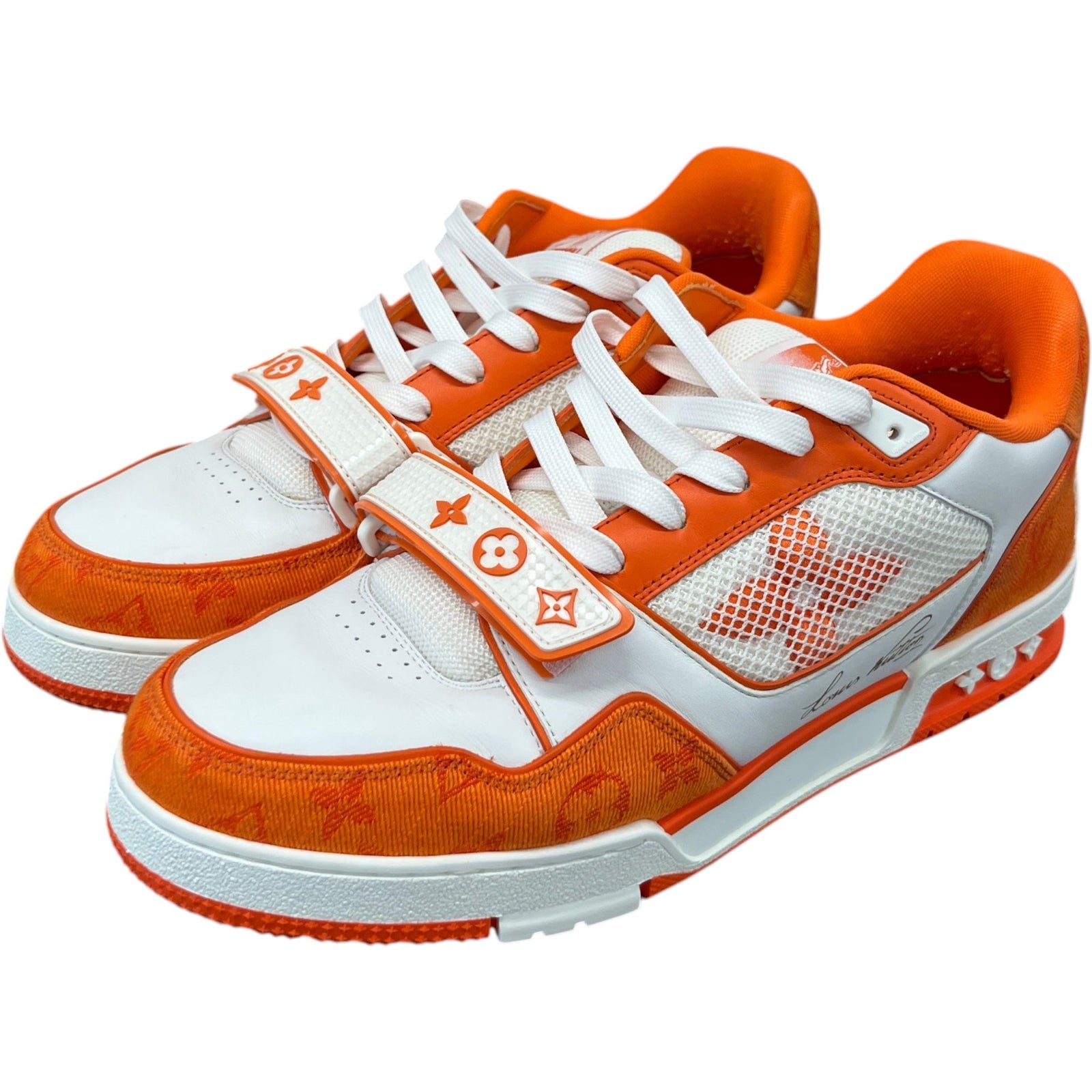 Men's Lv Low Trainers Orange Size EU 43 / UK 9 - Photo 9