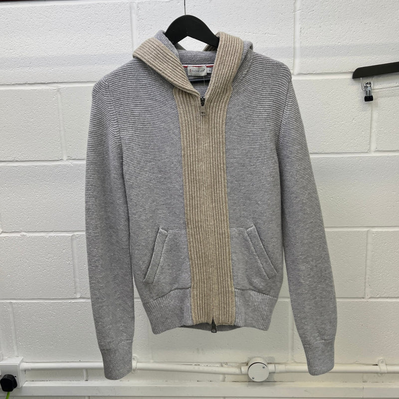 Men's Maglione Tricot Hoodie Grey Size S